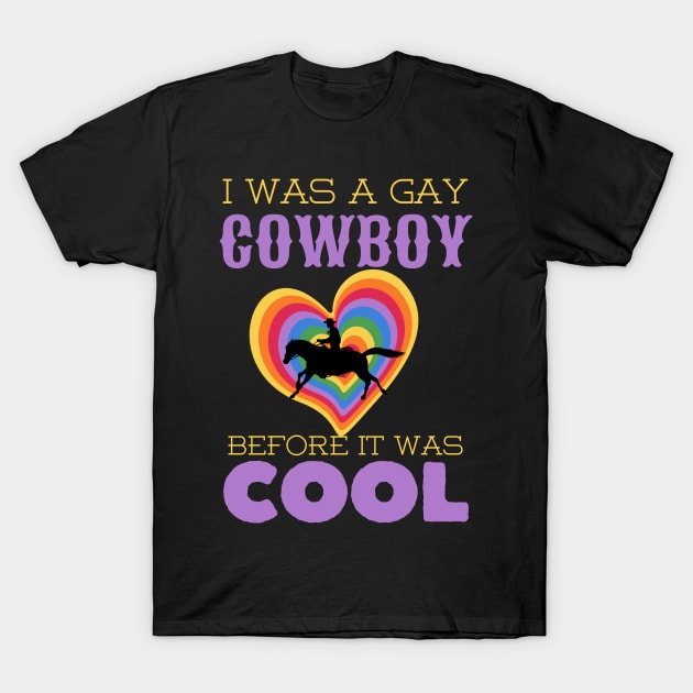 Gay Cowboy, Lgbtq T-Shirt by maxdax